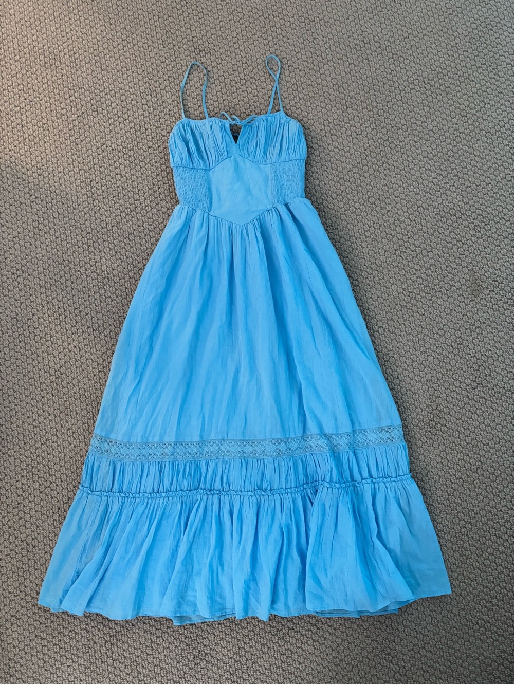 American Eagle Outfitters Light Blue Maxi Dress